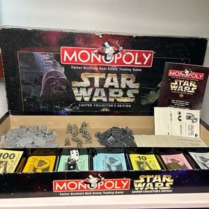 1996 Star Wars Monopoly Limited Collector's 20th Anniversary Edition Complete